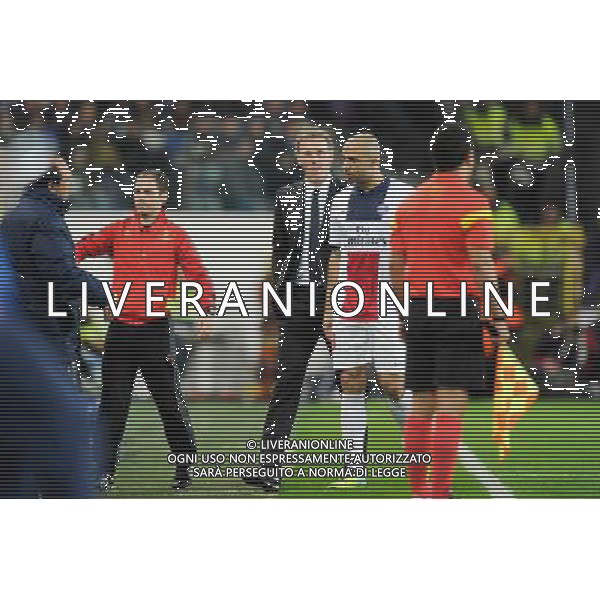 Laurent BLANC / ALEX - 23.10.2013 - Anderlecht / Paris Saint Germain - Champions League Photo: Amandine Noel / Icon Sport AG ALDO LIVERANI SAS ONLY ITALY
