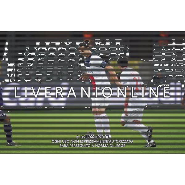 Zlatan IBRAHIMOVIC / Ezequiel LAVEZZI - 23.10.2013 - Anderlecht / Paris Saint Germain - Champions League Photo: Amandine Noel / Icon Sport AG ALDO LIVERANI SAS ONLY ITALY