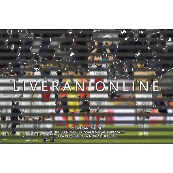 Joie PSG - Zlatan IBRAHIMOVIC - 23.10.2013 - Anderlecht / Paris Saint Germain - Champions League Photo: Amandine Noel / Icon Sport AG ALDO LIVERANI SAS ONLY ITALY