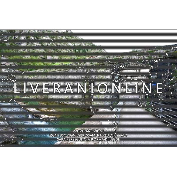 (131024) -- KOTOR, Oct. 24, 2013 () -- Photo taken on Oct. 16, 2013 shows the old town of Kotor in Montenegro. Located in a secluded part of the Gulf of Kotor, the old Mediterranean coastal town of Kotor is surrounded by fortifications built during the Venetian period and has one of the best preserved medieval old towns in the Adriatic and is a UNESCO world heritage site. (/Gong Bing) ©Photoshot/Ag. Aldo Liverani s.a.s.-Only Italy-Editorial Use Only