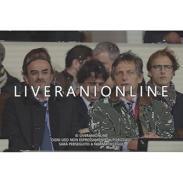 Jean Louis Triaud / Nicolas de Tavernost - 24.10.2013 - Bordeaux / APOEL Nicosie - Europa League Photo : Manuel Blondeau / Icon Sport AG ALDO LIVERANI SAS ONLY ITALY