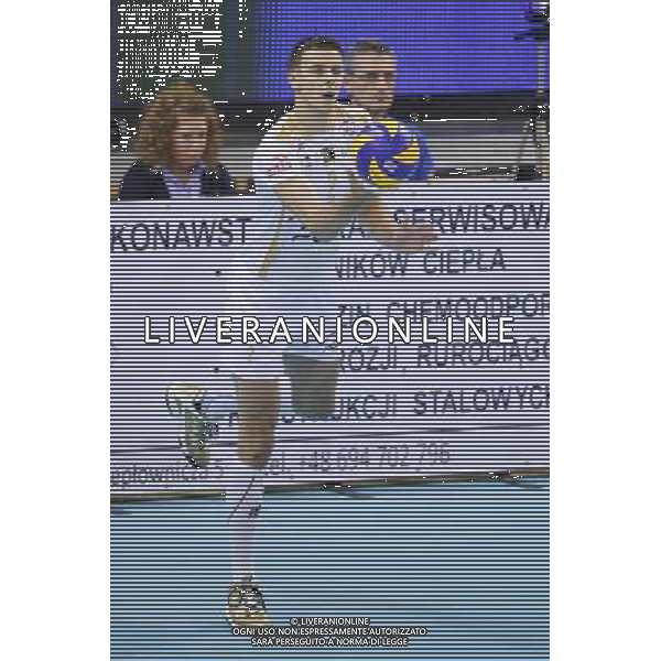 Mariusz Wlazly - 24.10.2013 - Skra Belchatow / Ethnikos Alexandroupolis - Champions League Photo: Palczynski / Newspix / Icon Sport AG ALDO LIVERANI SAS ONLY ITALY *** Local Caption ***