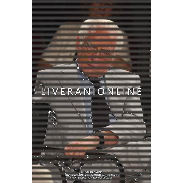 MILANO 19/6/2003 VIA PIER LOMBARDO, 14 TEATRO FRANCO PARENTI PRESENTAZIONE DEL LIBRO DI ALAIN ELKANN \'UNA LUNGA ESTATE\' NELLA FOTO GUGLIELMI ANGELO FOTO MARIO ROMANO/AG. ALDO LIVERANI