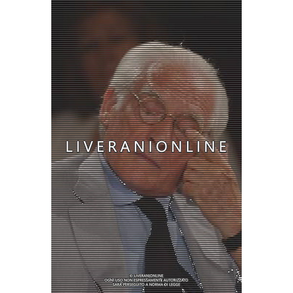 MILANO 19/6/2003 VIA PIER LOMBARDO, 14 TEATRO FRANCO PARENTI PRESENTAZIONE DEL LIBRO DI ALAIN ELKANN \'UNA LUNGA ESTATE\' NELLA FOTO GUGLIELMI ANGELO FOTO MARIO ROMANO/AG. ALDO LIVERANI