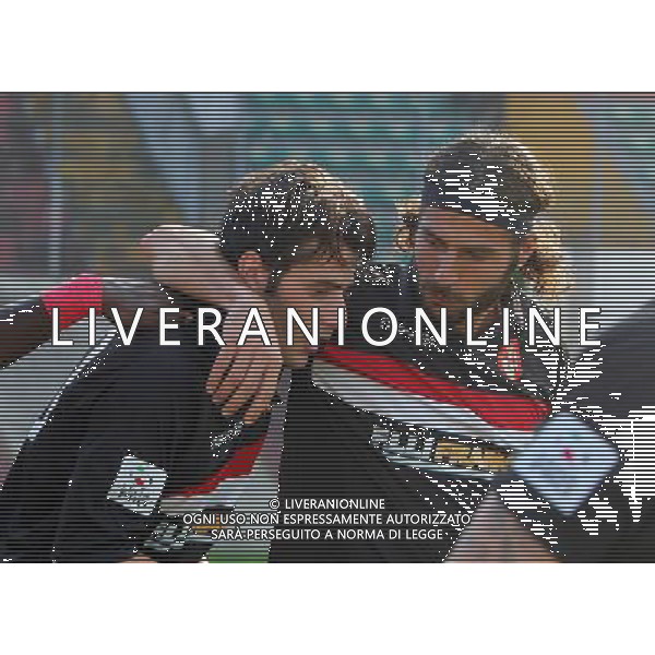 MANTOVA 27 OTTOBRE 2013 / CAMPIONATO LEGAPRO II DIVISIONE 2013-2014 / MANTOVA VS RIMINI / NELLA FOTO: L\'ESULTANZA DI NICASTRO DOPO IL GOL DELL\'1-0 / FOTO FRANCESCA SOLI - AGENZIA ALDO LIVERANI SAS