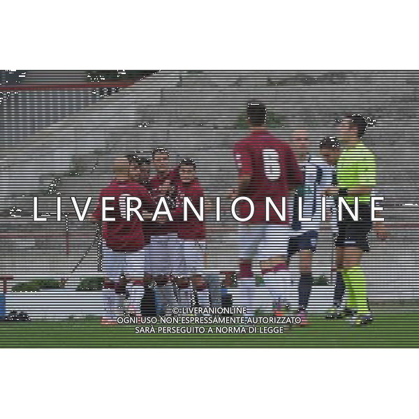 Savona 27-10-2013 Stadio Valerio Bacigalupo Campionato Lega PRO Prima Divisione girone A - 8Â° giornata Savona - Reggiana nella foto Viapiana segna 1 a 1 Reggiana su rigore foto Roberto Garavaglia - ag. Aldo Liverani sas
