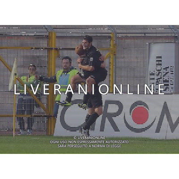 MANTOVA 27 OTTOBRE 2013 / CAMPIONATO LEGAPRO II DIVISIONE 2013-2014 / MANTOVA VS RIMINI / NELLA FOTO: NICASTRO ESULTA DOPO IL GOL DEL 2-1 / FOTO FRANCESCA SOLI - AGENZIA ALDO LIVERANI SAS