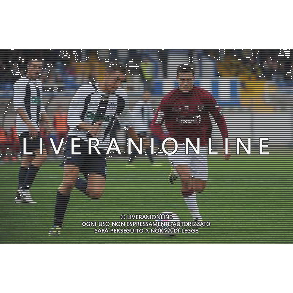 Savona 27-10-2013 Stadio Valerio Bacigalupo Campionato Lega PRO Prima Divisione girone A - 8¡ giornata Savona - Reggiana nella foto Cristiano Spirito (Savona) a SX ed Elio De Silvestro (Reggiana) foto Roberto Garavaglia - ag. Aldo Liverani sas