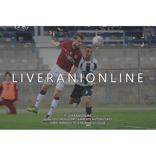Savona 27-10-2013 Stadio Valerio Bacigalupo Campionato Lega PRO Prima Divisione girone A - 8¡ giornata Savona - Reggiana nella foto Matteo Solini (Reggiana) a SX e Alberto Giuliatto (Savona) foto Roberto Garavaglia - ag. Aldo Liverani sas