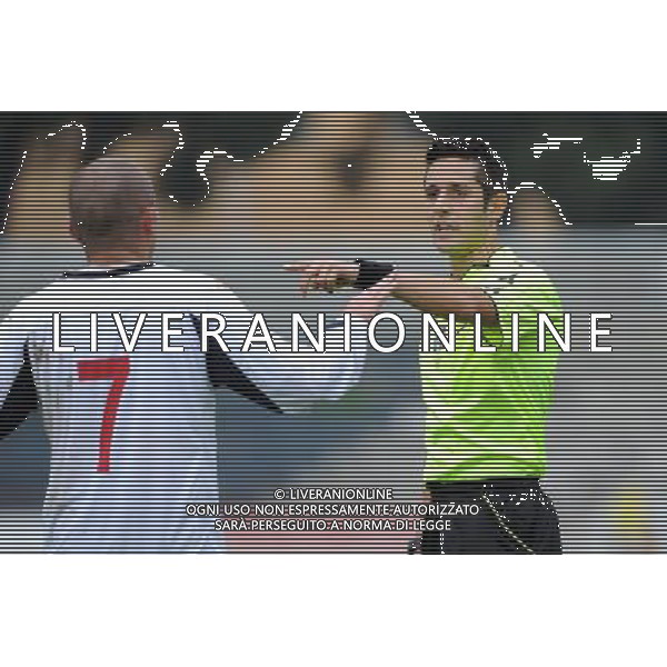 Savona 27-10-2013 Stadio Valerio Bacigalupo Campionato Lega PRO Prima Divisione girone A - 8¡ giornata Savona - Reggiana nella foto l\'arbitro Valerio Colarossi di Roma foto Roberto Garavaglia - ag. Aldo Liverani sas