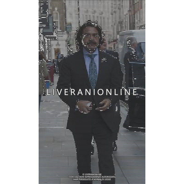 Shahid Khan, the owner of the Jacksonville Jaguars and new owner of Fulham FC arrives at MASH restaurant for lunch with NFL Commissioner Roger Goodell. London ©PHOTOHSOT/AGENZIA ALDO LIVERANI SAS - ITALY ONLY - EDITORIAL USE ONLY