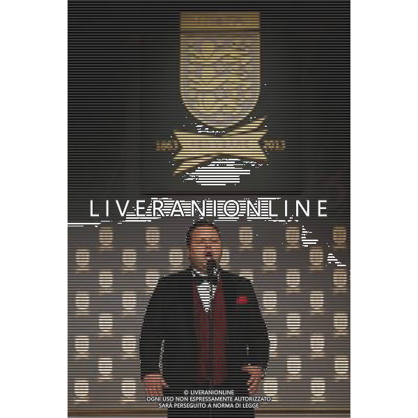 Singer Paul Potts performs during the FA150 Gala Dinner commemorating the Football Association\'s 150th year at the Grand Connaught Rooms on October 26, 2013 in London, England. ©photoshot/AGENZIA ALDO LIVERANI SAS - ITALY ONLY - Cena di gala per celebrare il 150mo Anniversario della Federcalcio al Grand Connaught Rooms di Londra