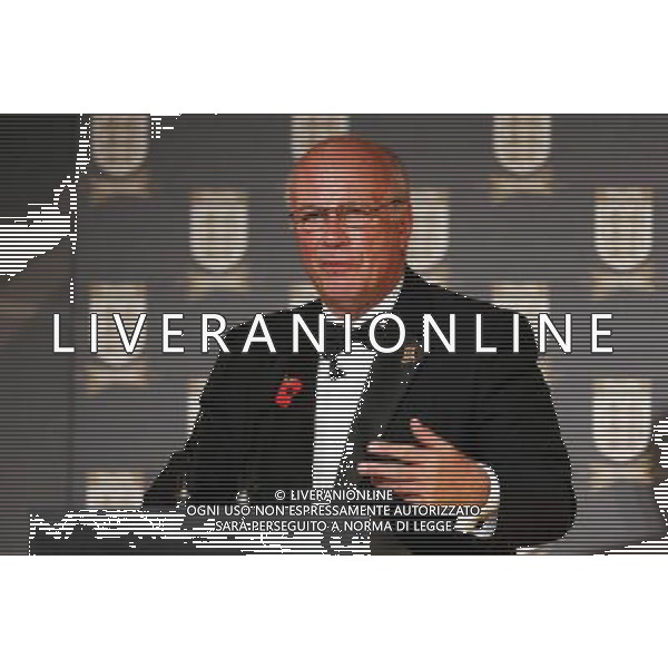 Greg Dyke, FA Chairman talks on stage during the FA150 Gala Dinner commemorating the Football Association\'s 150th year at the Grand Connaught Rooms on October 26, 2013 in London, England. ©photoshot/AGENZIA ALDO LIVERANI SAS - ITALY ONLY - Cena di gala per celebrare il 150mo Anniversario della Federcalcio al Grand Connaught Rooms di Londra