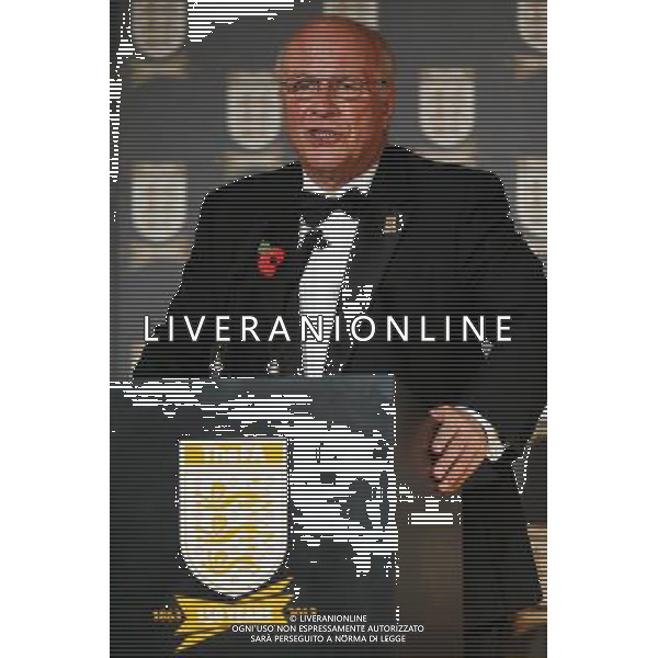 Greg Dyke, FA Chairman talks on stage during the FA150 Gala Dinner commemorating the Football Association\'s 150th year at the Grand Connaught Rooms on October 26, 2013 in London, England. ©photoshot/AGENZIA ALDO LIVERANI SAS - ITALY ONLY - Cena di gala per celebrare il 150mo Anniversario della Federcalcio al Grand Connaught Rooms di Londra