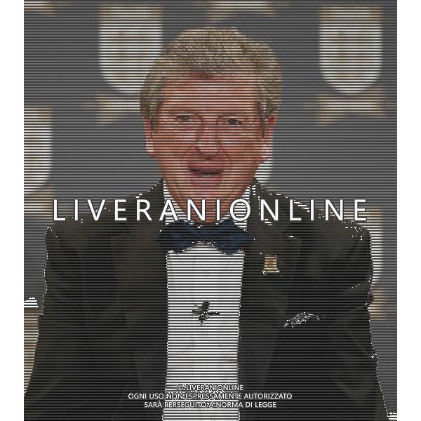 England manager Roy Hodgson speaks on stage during the FA150 Gala Dinner commemorating the Football Association\'s 150th year at the Grand Connaught Rooms on October 26, 2013 in London, England. ©photoshot/AGENZIA ALDO LIVERANI SAS - ITALY ONLY - Cena di gala per celebrare il 150mo Anniversario della Federcalcio al Grand Connaught Rooms di Londra