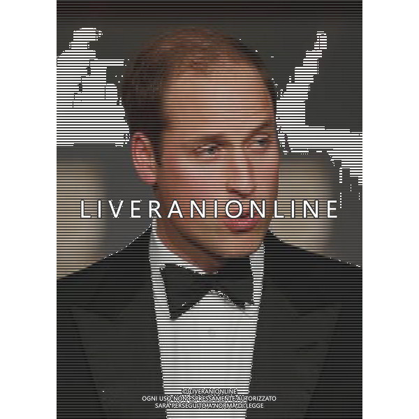 FA President Prince William, Duke of Cambridge talks on stage during the FA150 Gala Dinner commemorating the Football Association\'s 150th year at the Grand Connaught Rooms on October 26, 2013 in London, England. ©photoshot/AGENZIA ALDO LIVERANI SAS - ITALY ONLY - Cena di gala per celebrare il 150mo Anniversario della Federcalcio al Grand Connaught Rooms di Londra