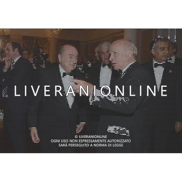 Greg Dyke, FA Chairman talks to Joseph Blatter, FIFA President during the FA150 Gala Dinner commemorating the Football Association\'s 150th year at the Grand Connaught Rooms on October 26, 2013 in London, England. ©photoshot/AGENZIA ALDO LIVERANI SAS - ITALY ONLY - Cena di gala per celebrare il 150mo Anniversario della Federcalcio al Grand Connaught Rooms di Londra