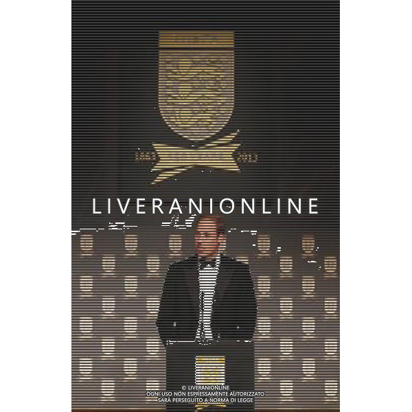FA President Prince William, Duke of Cambridge talks on stage during the FA150 Gala Dinner commemorating the Football Association\'s 150th year at the Grand Connaught Rooms on October 26, 2013 in London, England. ©photoshot/AGENZIA ALDO LIVERANI SAS - ITALY ONLY - Cena di gala per celebrare il 150mo Anniversario della Federcalcio al Grand Connaught Rooms di Londra