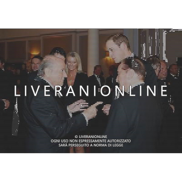 FA President Prince William, Duke of Cambridge talks to Joseph Blatter, FIFA President during the FA150 Gala Dinner commemorating the Football Association\'s 150th year at the Grand Connaught Rooms on October 26, 2013 in London, England. ©photoshot/AGENZIA ALDO LIVERANI SAS - ITALY ONLY - Cena di gala per celebrare il 150mo Anniversario della Federcalcio al Grand Connaught Rooms di Londra