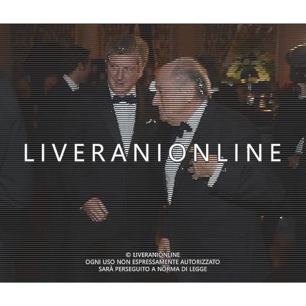 England Coach Roy Hodgson talks to Joseph Blatter, FIFA President during the FA150 Gala Dinner commemorating the Football Association\'s 150th year at the Grand Connaught Rooms on October 26, 2013 in London, England. ©photoshot/AGENZIA ALDO LIVERANI SAS - ITALY ONLY - Cena di gala per celebrare il 150mo Anniversario della Federcalcio al Grand Connaught Rooms di Londra