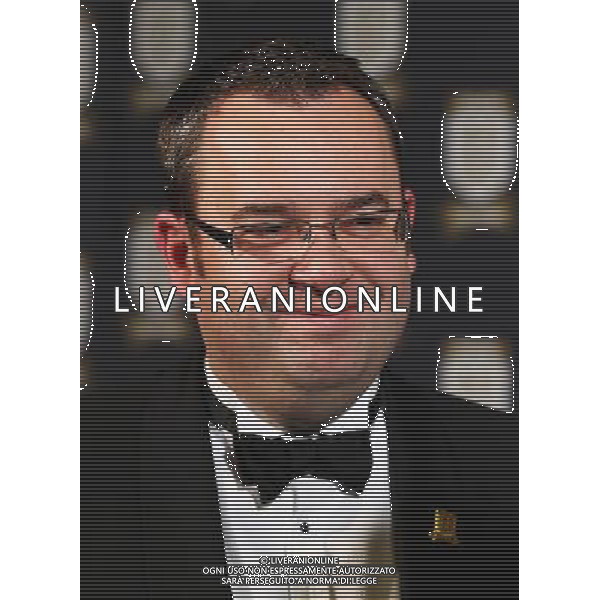 Alex Horne, FA General Secretary smiles as he is interviewed during the FA150 Gala Dinner commemorating the Football Association\'s 150th year at the Grand Connaught Rooms on October 26, 2013 in London, England. ©photoshot/AGENZIA ALDO LIVERANI SAS - ITALY ONLY - Cena di gala per celebrare il 150mo Anniversario della Federcalcio al Grand Connaught Rooms di Londra