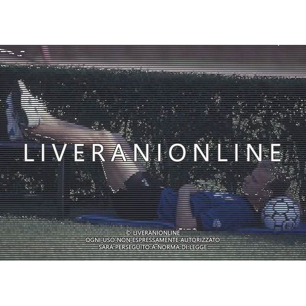 ARCHIVIO LIVERANI NELLAFOTO DENNIS BERGKAMP CON LA MAGLIA INTER AG ALDO LIVERANI SAS