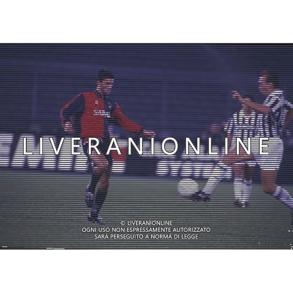 ARCHIVIO LIVERANI NELLA FOTO CHRISTIAN PANUCCI CON LA MAGLIA DEL GENOA CALCIO AG ALDO LIVERANI SAS