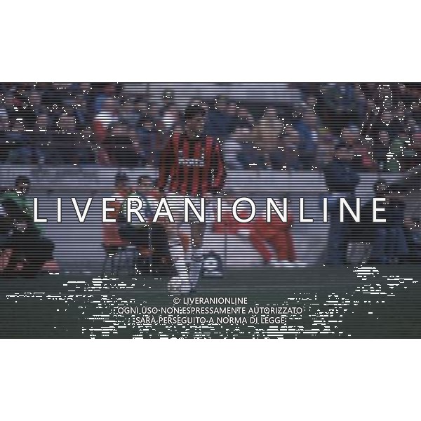 ARCHIVIO LIVERANI NELLA FOTO CHRISTIAN PANUCCI CON MAGLIA DEL MILAN AG ALDO LIVERANI SAS