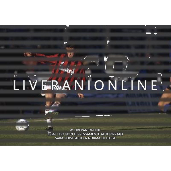 ARCHIVIO LIVERANI NELLA FOTO CHRISTIAN PANUCCI CON MAGLIA DEL MILAN AG ALDO LIVERANI SAS