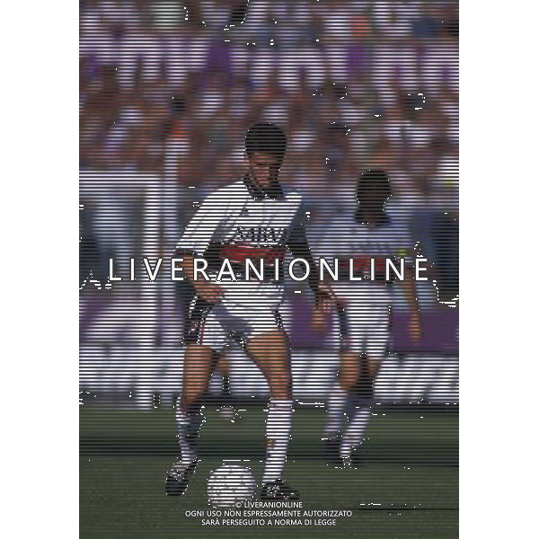 ARCHIVIO LIVERANI NELLA FOTO CHRISTIAN PANUCCI CON LA MAGLIA DEL GENOA CALCIO AG ALDO LIVERANI SAS