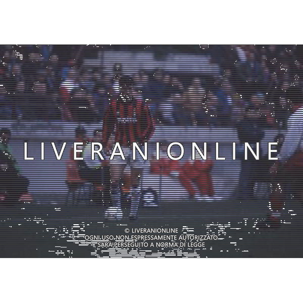 ARCHIVIO LIVERANI NELLA FOTO CHRISTIAN PANUCCI CON MAGLIA DEL MILAN AG ALDO LIVERANI SAS
