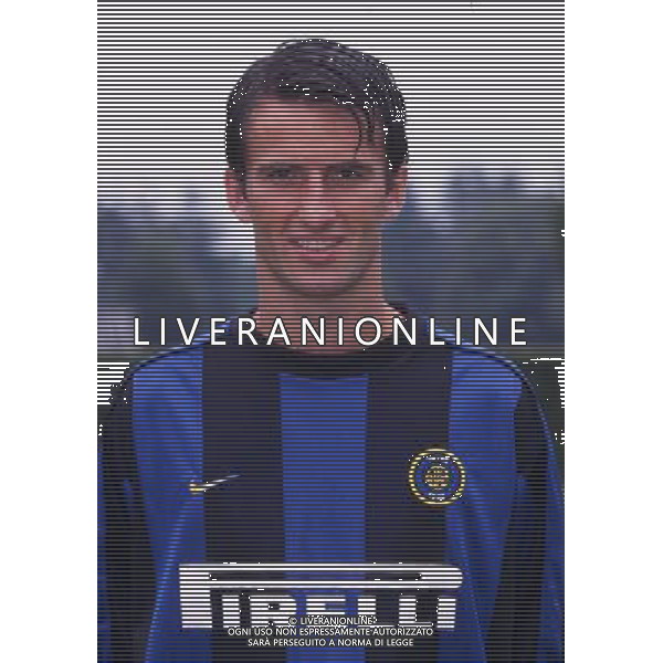 ARCHIVIO LIVERANI NELLA FOTO CHRISTIAN PANUCCI CON LA MAGLIA INTER AG ALDO LIVERANI SAS