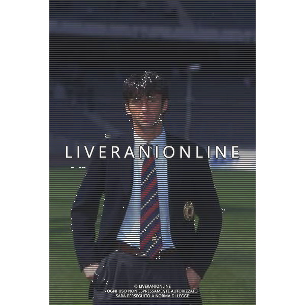 ARCHIVIO LIVERANI NELLA FOTO CHRISTIAN PANUCCI CON MAGLIA DEL MILAN AG ALDO LIVERANI SAS