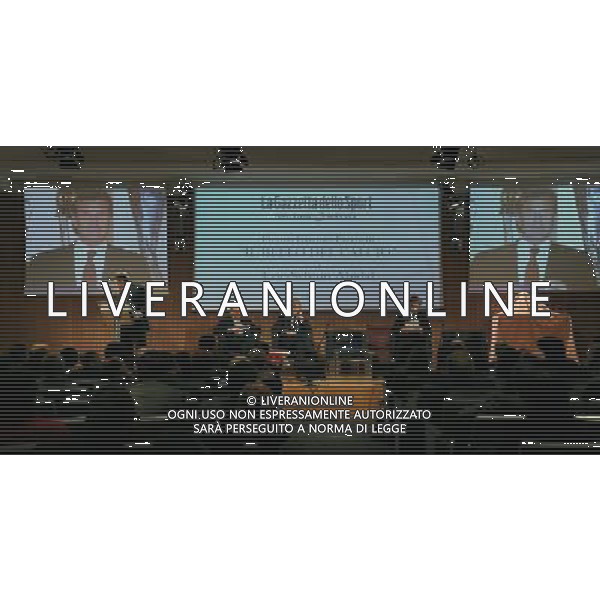 XIII Premio Giacinto Facchetti Gazzetta dello Sport \'Il Bello del Calcio\' Milano - 04.11.2013 Nella Foto:Andrea Monti,Malago\',Gianfelice Facchetti /Ph.Vitez-Ag. Aldo Liverani