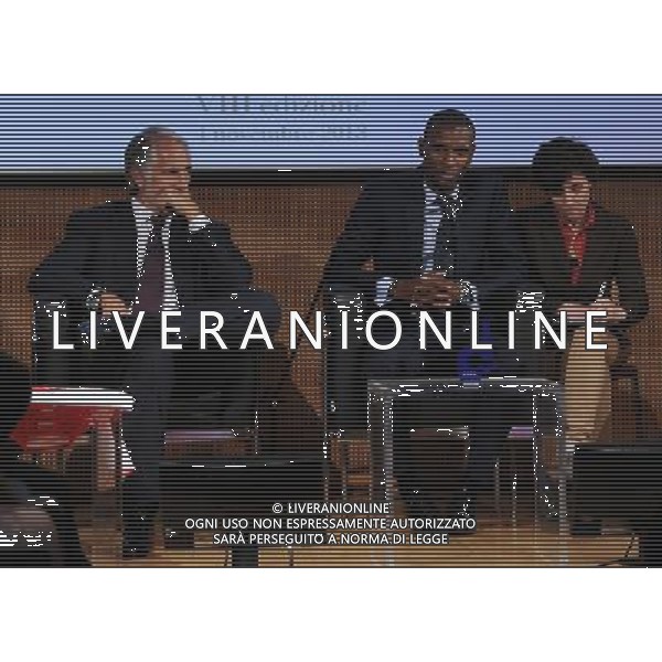 XIII Premio Giacinto Facchetti Gazzetta dello Sport \'Il Bello del Calcio\' Milano - 04.11.2013 Nella Foto:abidal malago\' /Ph.Vitez-Ag. Aldo Liverani