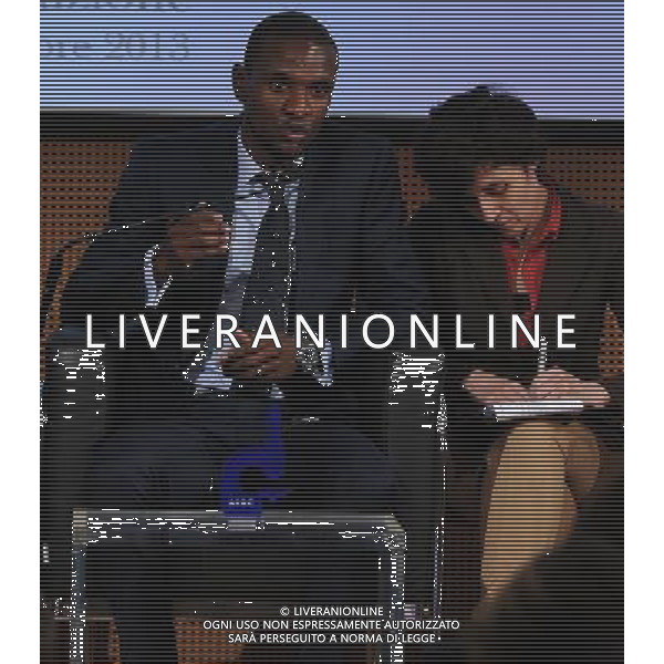 XIII Premio Giacinto Facchetti Gazzetta dello Sport \'Il Bello del Calcio\' Milano - 04.11.2013 Nella Foto:abidal /Ph.Vitez-Ag. Aldo Liverani