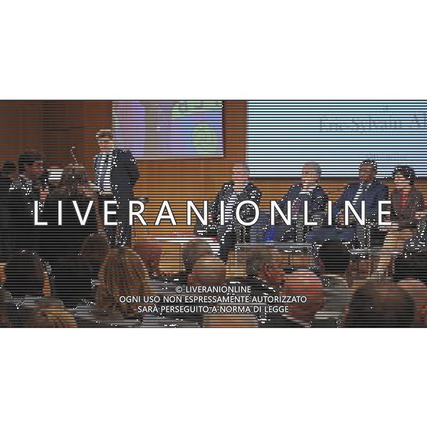 XIII Premio Giacinto Facchetti Gazzetta dello Sport \'Il Bello del Calcio\' Milano - 04.11.2013 Nella Foto:Agnelli parla di abidal /Ph.Vitez-Ag. Aldo Liverani