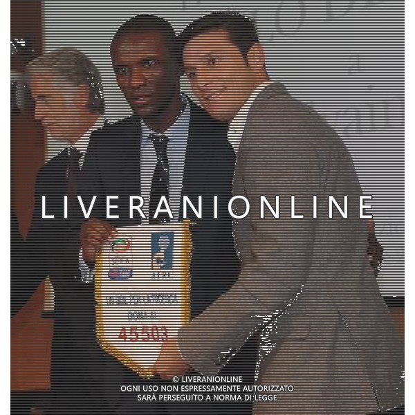 XIII Premio Giacinto Facchetti Gazzetta dello Sport \'Il Bello del Calcio\' Milano - 04.11.2013 Nella Foto:zanetti e abidal /Ph.Vitez-Ag. Aldo Liverani