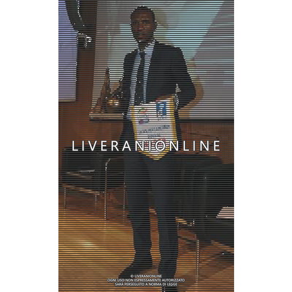 XIII Premio Giacinto Facchetti Gazzetta dello Sport \'Il Bello del Calcio\' Milano - 04.11.2013 Nella Foto:Abidal con il premio /Ph.Vitez-Ag. Aldo Liverani