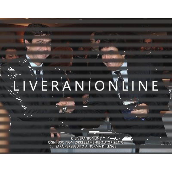 XIII Premio Giacinto Facchetti Gazzetta dello Sport \'Il Bello del Calcio\' Milano - 04.11.2013 Nella Foto:Andrea Agnelli e Uberto Cairo /Ph.Vitez-Ag. Aldo Liverani