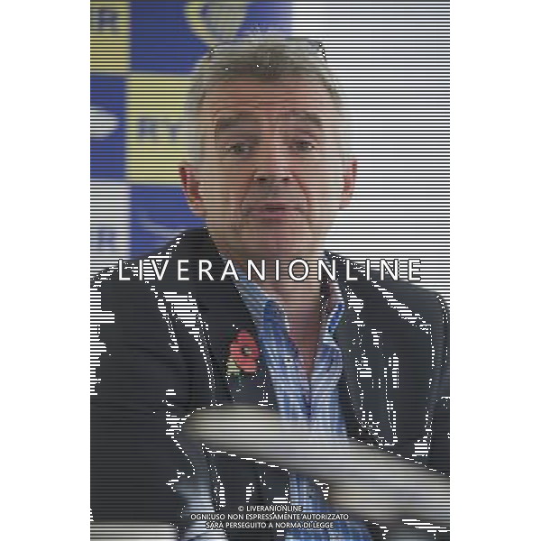 Michael O\'Leary Chief Executive Officer of Ryanair annouces ata press briefing Ryanair\'s half year results. London ©PHOTOHSOT/AGENZIA ALDO LIVERANI SAS - ITALY ONLY - EDITORIAL USE ONLY