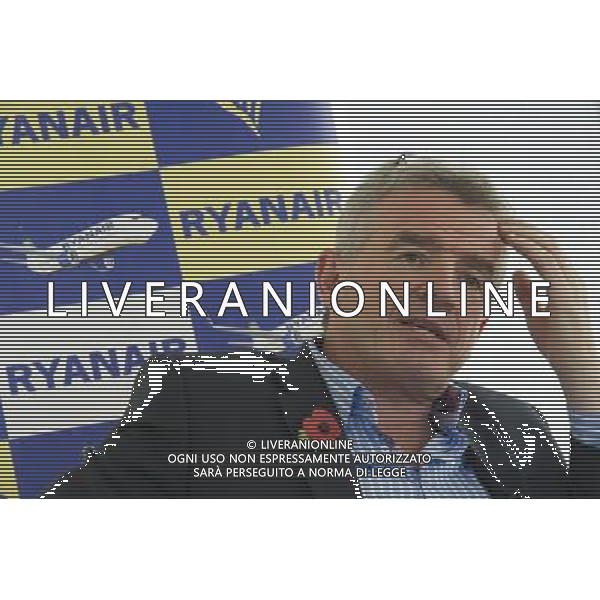 Michael O\'Leary Chief Executive Officer of Ryanair annouces ata press briefing Ryanair\'s half year results. London ©PHOTOHSOT/AGENZIA ALDO LIVERANI SAS - ITALY ONLY - EDITORIAL USE ONLY