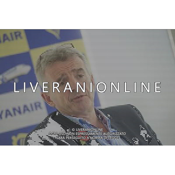 Michael O\'Leary Chief Executive Officer of Ryanair annouces ata press briefing Ryanair\'s half year results. London ©PHOTOHSOT/AGENZIA ALDO LIVERANI SAS - ITALY ONLY - EDITORIAL USE ONLY