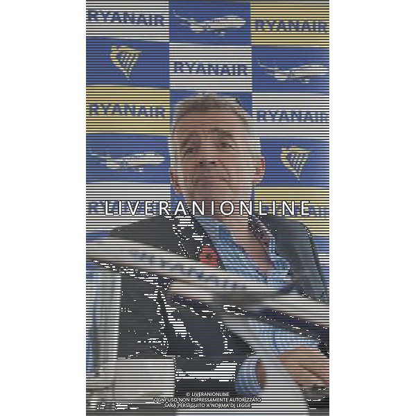Michael O\'Leary Chief Executive Officer of Ryanair annouces ata press briefing Ryanair\'s half year results. London ©PHOTOHSOT/AGENZIA ALDO LIVERANI SAS - ITALY ONLY - EDITORIAL USE ONLY