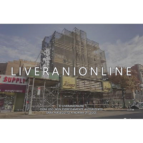 The Loew\'s Kings Theatre in the Flatbush neighborhood of Brooklyn in Nw York gets a renovation, seen on Saturday, November 3, 2013. Built in 1929, the 3200 seat \'wonder theater\' closed in 1977 and for the past several years has been undergoing a renovation to transform it into a performance venue. ©photoshot/AGENZIA ALDO LIVERANI SAS - ITALY ONLY - Vedute della citta\' di New York