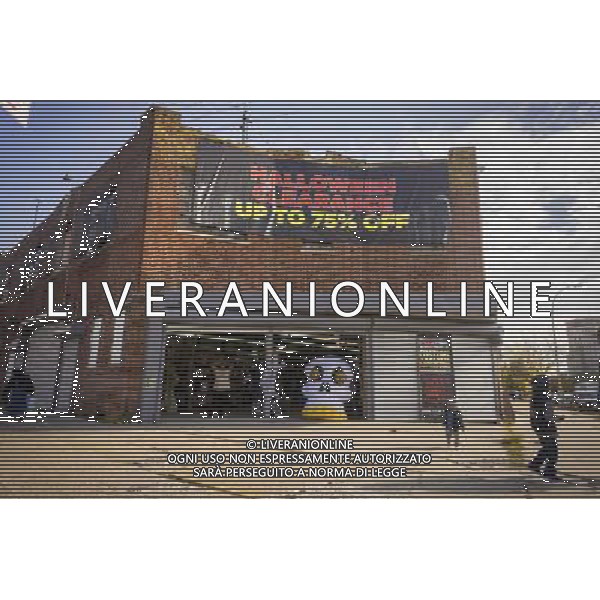 A Ricky\'s Costume Superstore pop-up in the Flatbush neighborhood of Brooklyn in New York on Saturday, November 2, 2013 offers big discounts on Halloween merchandise. ©photoshot/AGENZIA ALDO LIVERANI SAS - ITALY ONLY - Vedute della citta\' di New York