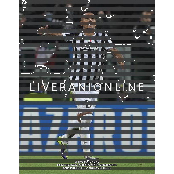 UEFA Champions League 2013/2014 Gruppo B Torino - 05.11.2013 Juventus-Real Madrid Nella Foto:vidal esulta /Ph.Vitez-Ag. Aldo Liverani