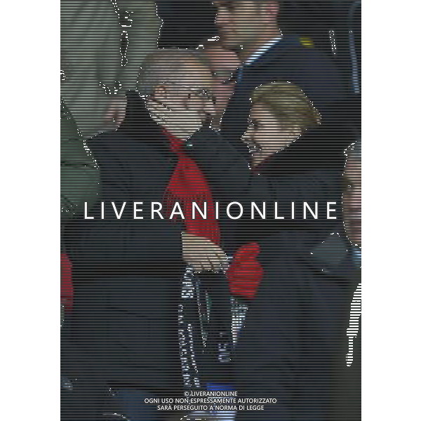 UEFA Champions League group B match between FC Copenhagen and Galatasaray at Parken Stadium on November 05, 2013 in Copenhagen , Denmark. Pictured: Galatasaray president Unal Aysal and his Wife ©PHOTOSHOT/AGENZIA ALDO LIVERANI SAS - ITALY ONLY - EDITORIAL USE ONLY