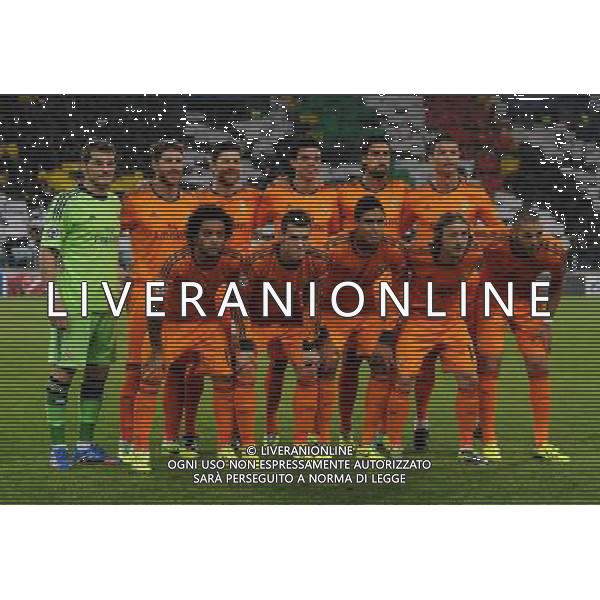 UEFA Champions League 2013/2014 Gruppo B Torino - 05.11.2013 Juventus-Real Madrid Nella Foto:Real Madrid Squadra Formazione Casillas,Ramos,Alonso,Pepe,Khedira,Ronaldo,Marcelo,Bale,Varane,Modric,Benzema /Ph.Vitez-Ag. Aldo Liverani