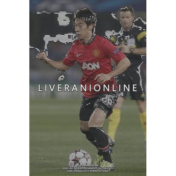 05.11.2013, Anoeta Stadion, San Sebastian, ESP, UEFA CL, Real Sociedad vs Manchester United, Gruppe A, im Bild Manchester United FC\'s Shinji Kagawa // Manchester United FC\'s Shinji Kagawa during UEFA Champions League group A match between Real Sociedad and Manchester United at the Anoeta Stadion in San Sebastian, Spain on 2013/11/06. *****ATTENTION - OUT of ESP, SUI***** ©PHOTOSHOT/AGENZIA ALDO LIVERANI SAS - ITALY ONLY - EDITORIAL USE ONLY